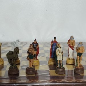 Ajedrez figuras griegos y espartanos