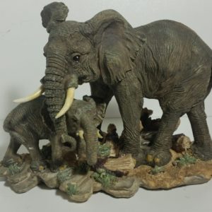 Elefante con cría