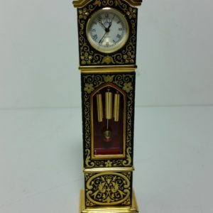 Reloj de péndulo de oro damasquino
