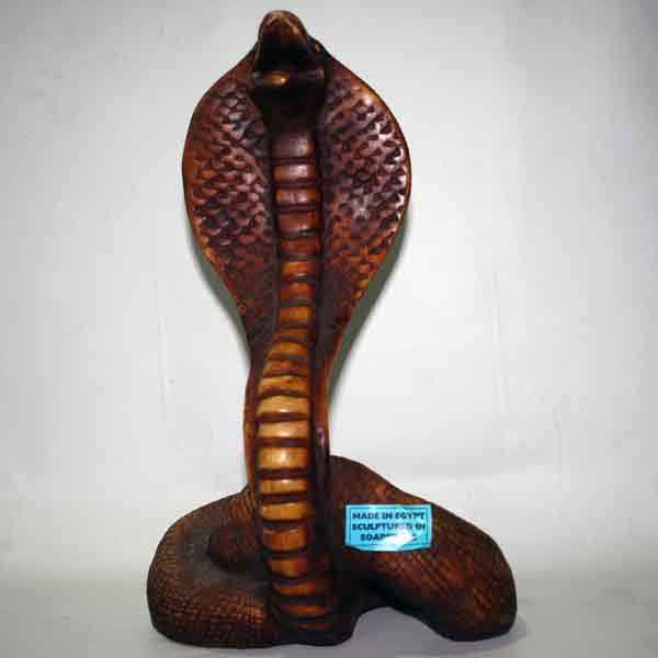 Figura de terracota Cobra Egipcia