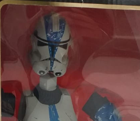 Figura de Clone Trooper de la guerra de las Galaxias